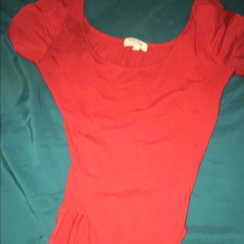 Red bodysuit